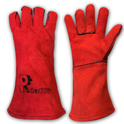 Lightning Red Mig Welders Gauntlet